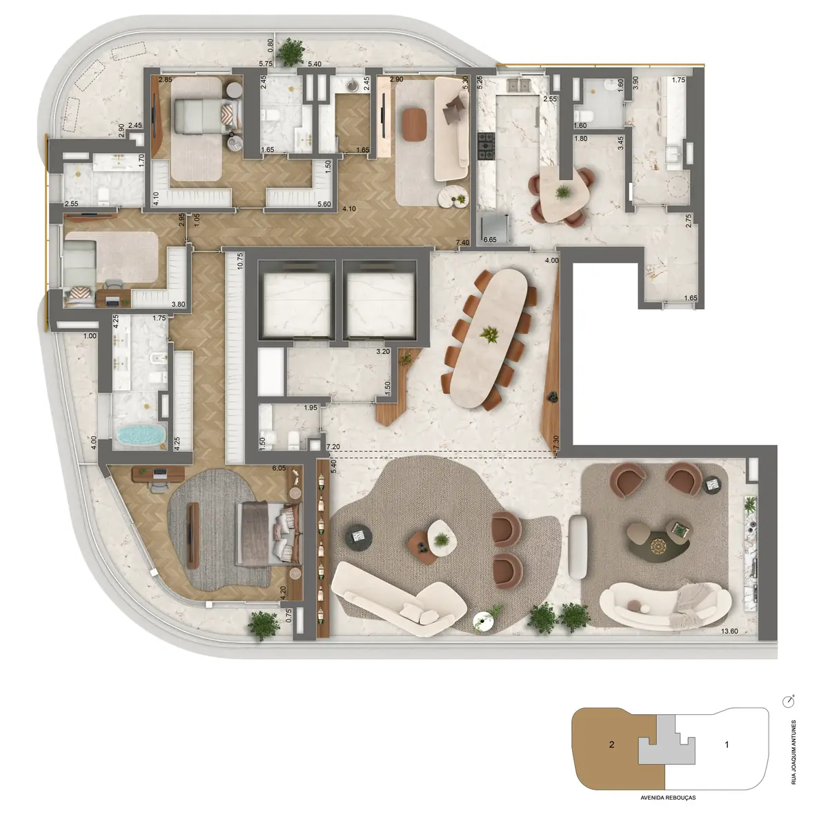Planta 339 m² — 3