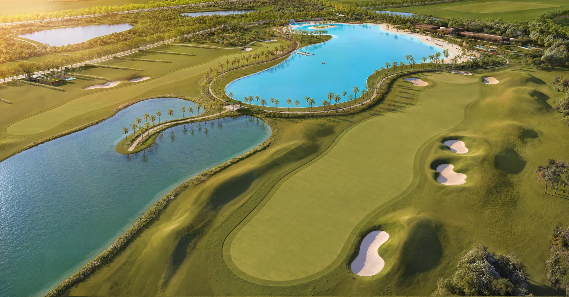 Lotes debruçados no golfe — Heritage Riviera